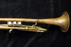 Damaged trumpet, before overhaul.